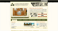Desktop Screenshot of marocainedesexperts.com